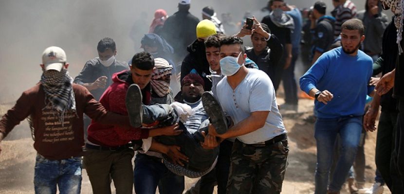 إصابة عدد من الفلسطينين بالاختناق خلال مواجهات مع الاحتلال غرب جنين