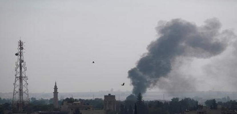 طائرة مسيرة تركية تقصف قرية الدردارة بمنطقة رأس العين