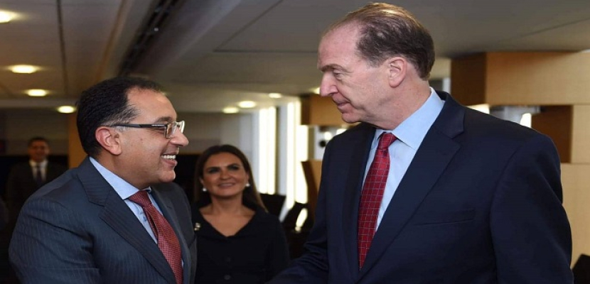 رئيس الوزراء يلتقى ديفيد مالباس رئيس البنك الدولي