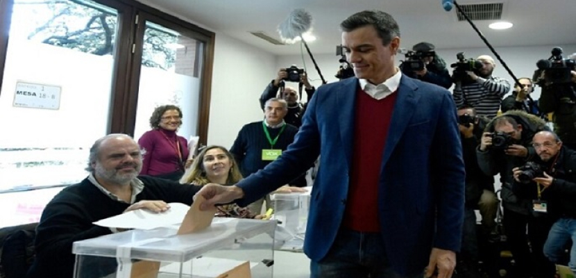 الحزب الاشتراكى الأسباني يتصدرالانتخابات العامة الاسبانية واليمين المتطرف يتقدم