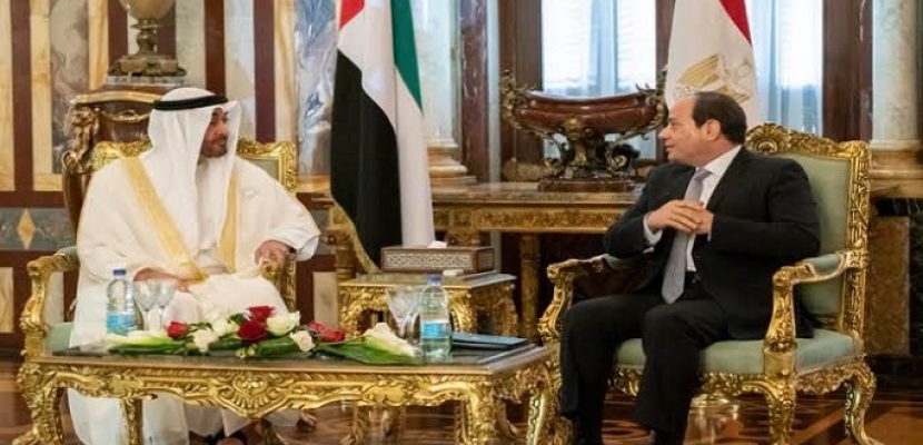 الرئيس السيسي يبحث هاتفيا مع ولي عهد أبوظبي تعزيز علاقات التعاون بين البلدين