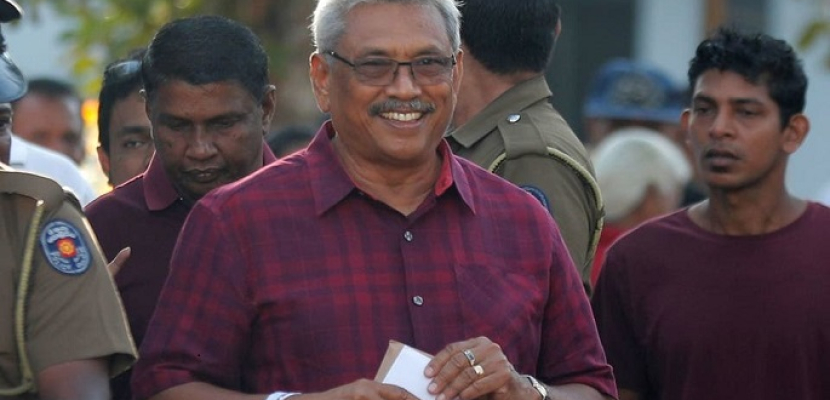 رئيس سريلانكا الجديد يؤدى اليمين الدستورية