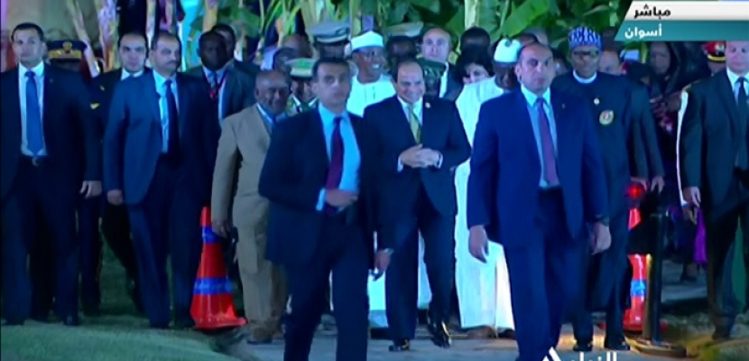 الرئيس السيسي يشهد الجلسة الختامية لمنتدى أسوان للسلام والتنمية المستدامة بأفريقيا