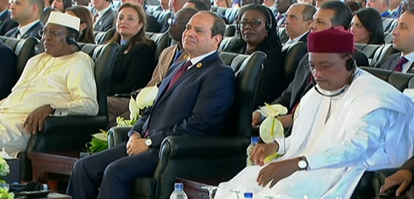 الرئيس السيسي يشهد انطلاق أعمال منتدى أسوان للسلام والتنمية المستدامة بأفريقيا