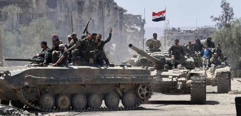 الجيش السورى يقضى على 5 إرهابيين فى بادية دير الزور