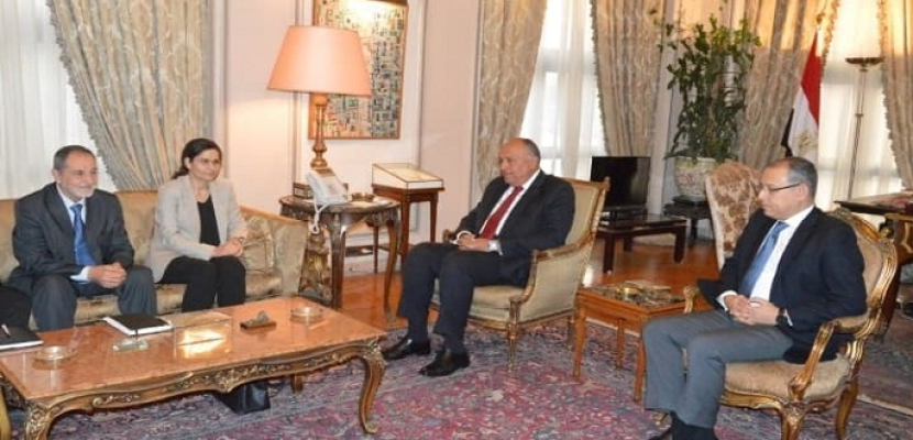 وزير الخارجية يستقبل رئيسة الهيئة التنفيذية ‎لمجلس سوريا الديمقراطية