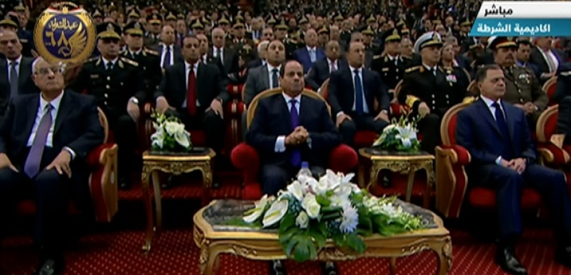 بالفيديو.. الرئيس السيسي يشهد الاحتفال بعيد الشرطة الـ 68