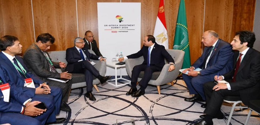 الرئيس السيسي يؤكد حرص مصر على تعزيز التعاون مع موريشيوس في مختلف المجالات