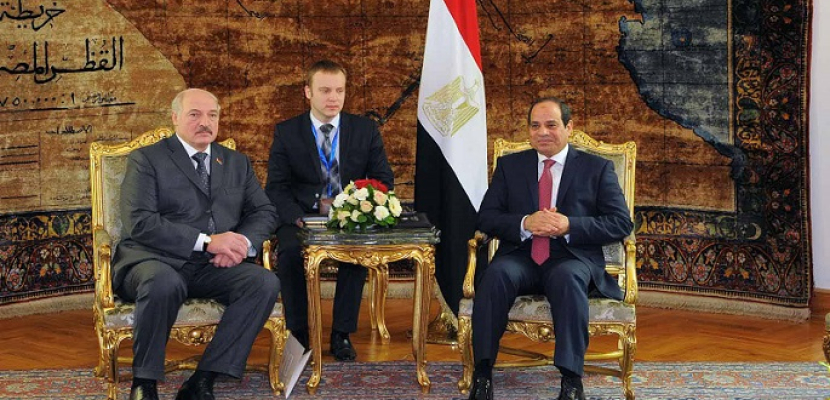 رئيس بيلاروسيا يبدأ اليوم زيارة رسمية لمصر يلتقى خلالها الرئيس السيسى