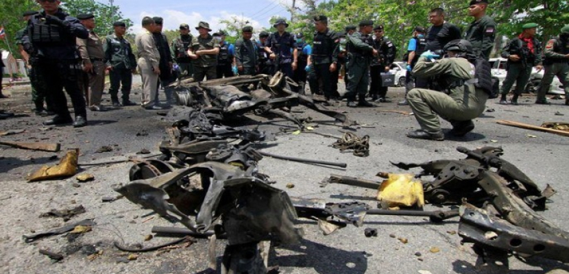 انفجار قنبلتين خارج مكتب حكومي في تايلاند وإصابة 18 شخصا