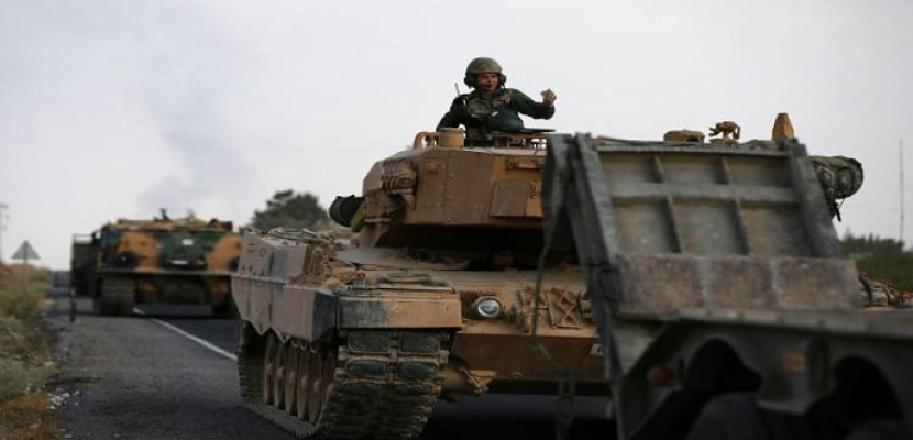 دخول تعزيزات عسكرية تركية كبيرة عبر معبر باب الهوى الحدودى إلى سوريا