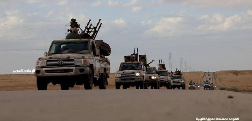 بعد معركة القطرون .. الجيش الليبي يرسل إمدادات عسكرية إلى الجنوب لتضيق الخناق على داعش