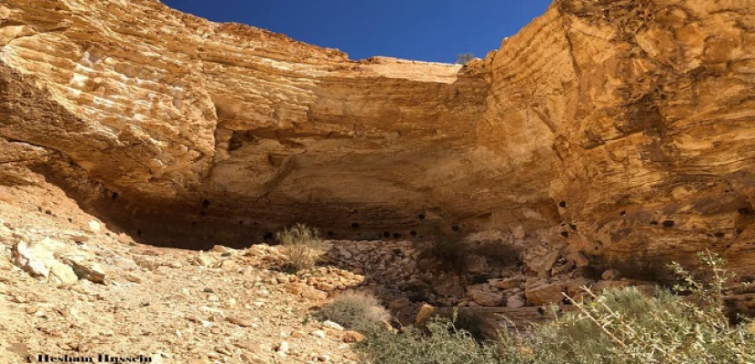 بالصور .. الآثار: اكتشاف كهف أثري بوادي الظلمة بشمال سيناء