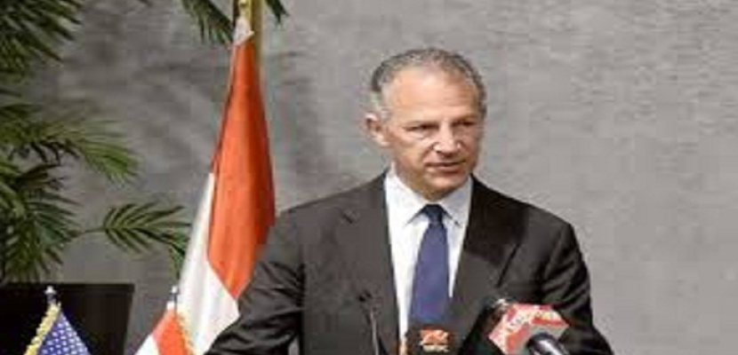 السفير الأمريكي بالقاهرة يدين الهجوم الإرهابي ببئر العبد