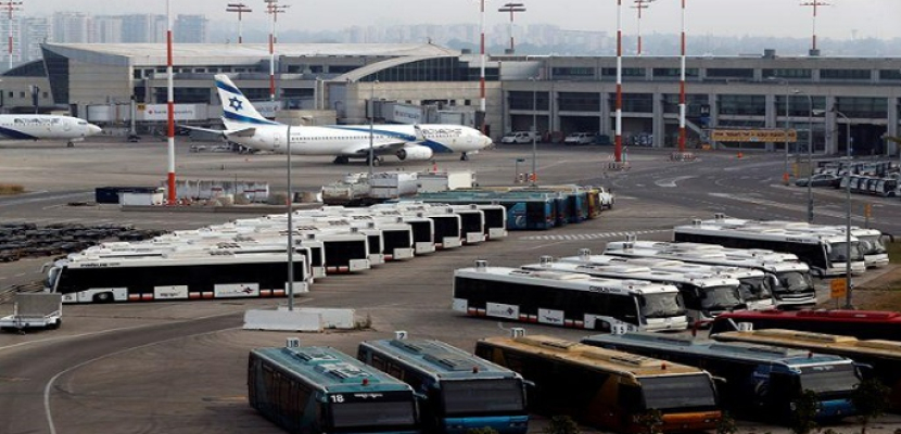 استئناف الملاحة الجوية في أكبر مطارات إسرائيل بعد إضراب قصير بسبب كورونا