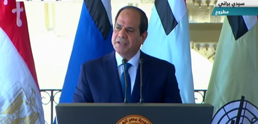 الخليج الإماراتية : الرئيس السيسى يقف متأهبا للدفاع عن أمن مصر وشعبها