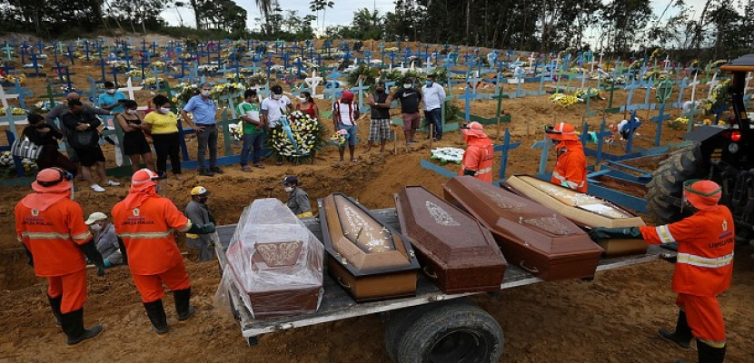 وفيات كورونا في البرازيل تقفز إلى 58314