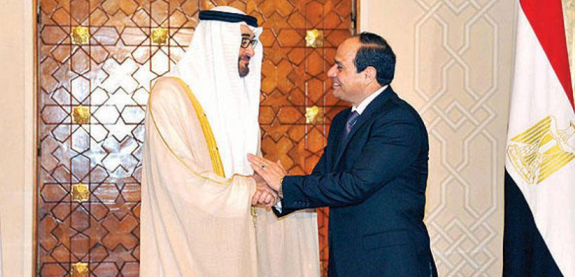 الرئيس السيسي يتلقى اتصالًا هاتفيًا من ولي عهد أبوظبي للتهنئة بعيد الفطر