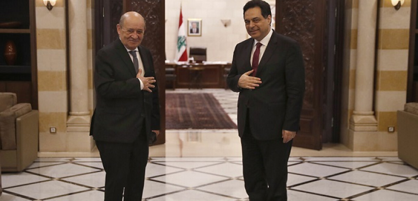 الجمهورية اللبنانية : دياب ارتكب خطأ كبيرا مع وزير الخارجية الفرنسى