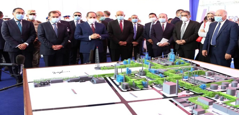 بالفيديو و الصور .. الرئيس السيسي يشهد افتتاح مجمع التكسير الهيدروجيني بمسطرد