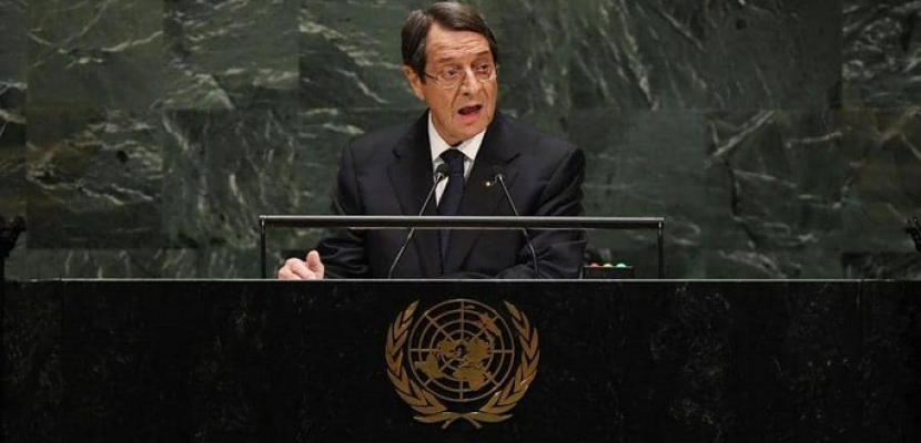 خلال كلمته أمام الامم المتحدة .. رئيس قبرص يتهم تركيا رسمياً باحتلال مياهه الإقليمية