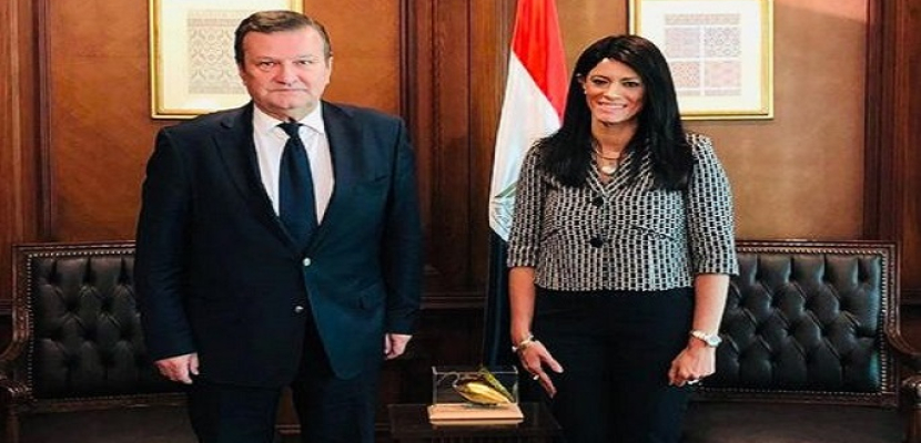 رانيا المشاط تلتقى سفير أوكرانيا بالقاهرة لبحث انعقاد اللجنة المصرية الأوكرانية المشتركة