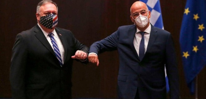 الولايات المتحدة واليونان تؤكدان ضرورة حل أزمة شرق المتوسط بالطرق الدبلوماسية