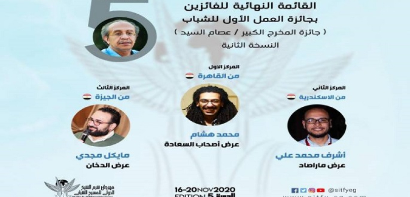 مهرجان شرم الشيخ للمسرح الشبابى يعلن الفائزين بجائزة العمل الأول