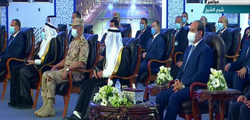 الرئيس السيسي يشهد افتتاح جامعة الملك سلمان وعدداً من المشروعات بشرم الشيخ