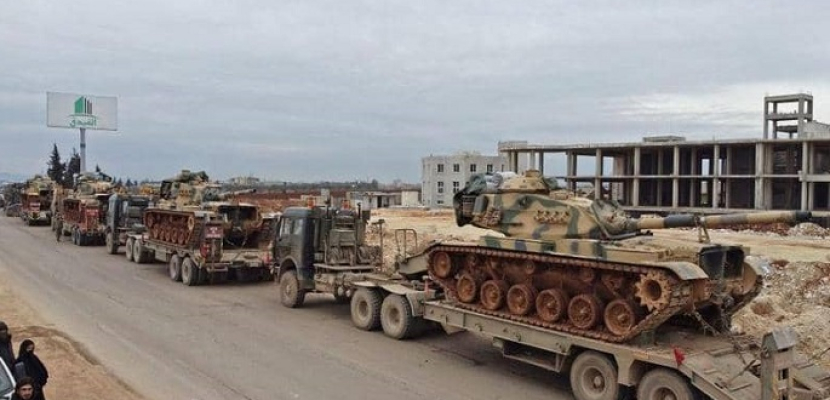 رصد حشد عسكري تركي في إدلب