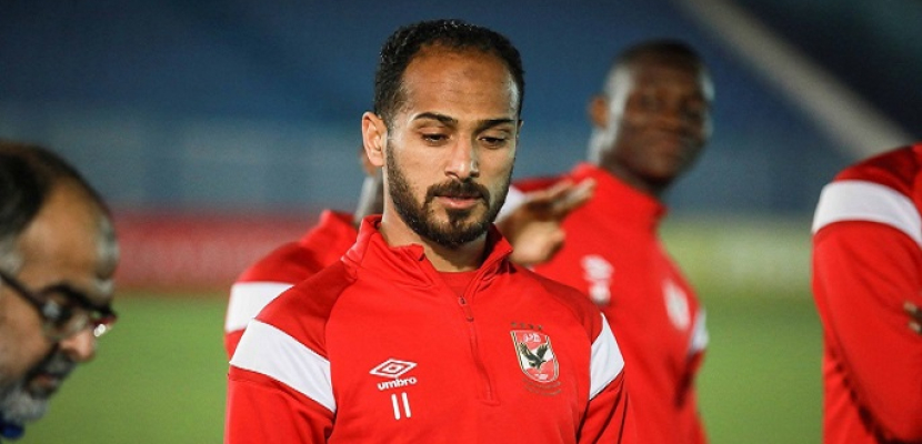 لاعب الأهلي وليد سليمان يعلن تعافيه من فيروس كورونا