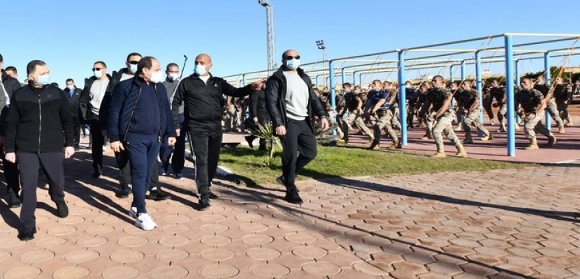 بالفيديو والصور.. الرئيس السيسي يقوم بزيارة تفقدية لأكاديمية الشرطة