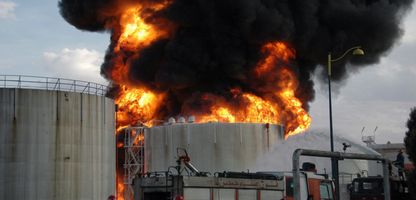 انفجار صهريج في الشركة السورية لنقل النفط الخام بحمص