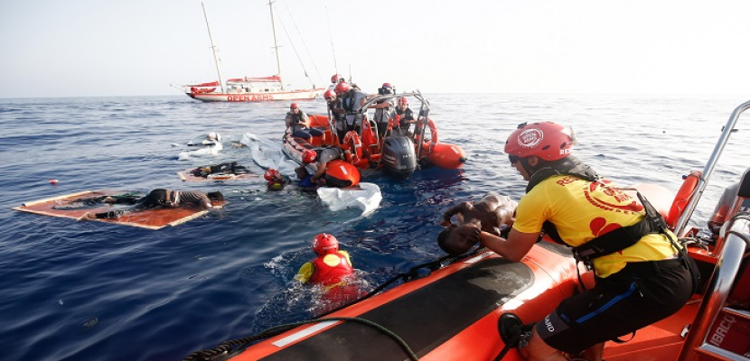 إنقاذ 117 مهاجرا بالبحر المتوسط في عمليتين منفصلتين قبالة سواحل ليبيا