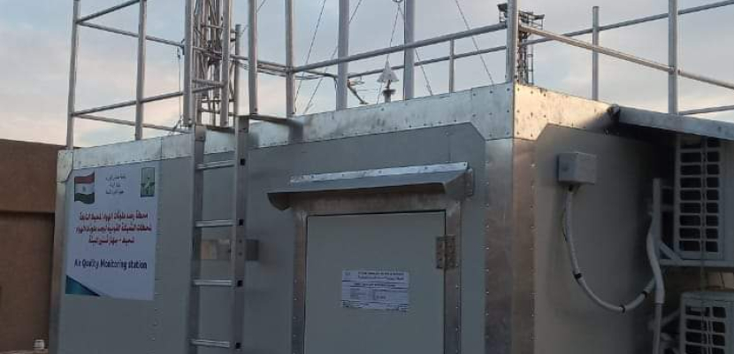 بالصور .. تركيب أول محطة رصد لحظية متكاملة لرصد ملوثات الهواء المحيط بمحافظة بورسعيد  ﻿