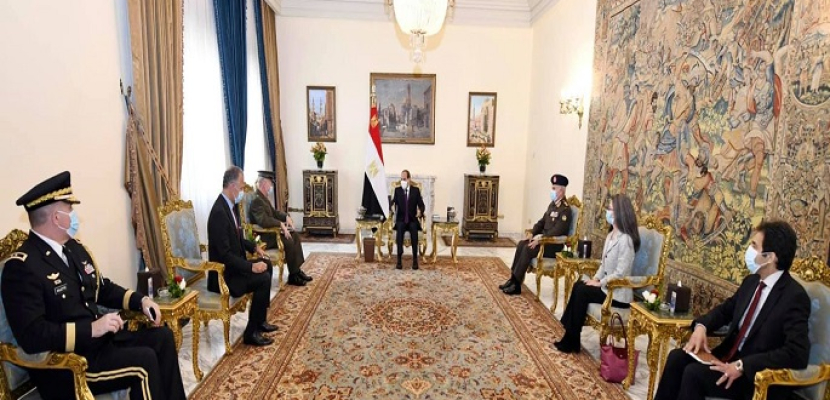 الرئيس السيسى يؤكد خصوصية العلاقات الاستراتيجية الراسخة بين مصر والولايات المتحدة