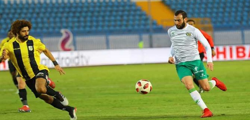 المصري البورسعيدي يفوز علي المقاولون العرب بهدف نظيف في الدوري الممتاز