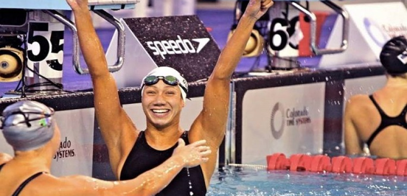 فريدة عثمان تفوز بالميدالية الفضية في بطولة ماري نيوستروم العالمية للسباحة بفرنسا