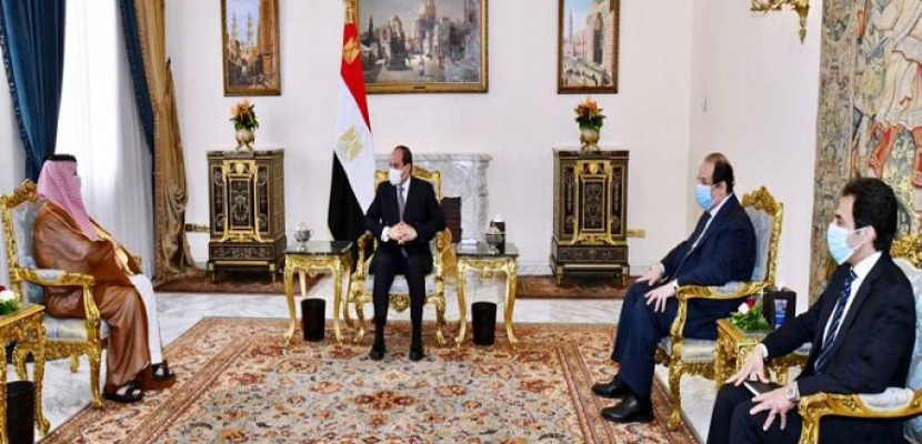 الرئيس السيسي يؤكد على عمق ومتانة العلاقات التاريخية الراسخة بين مصر والسعودية