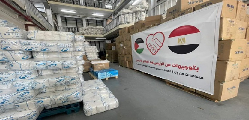 الهلال الأحمر الفلسطيني يشيد بالجهود المصرية في تسيير المساعدات الإنسانية إلى قطاع غزة