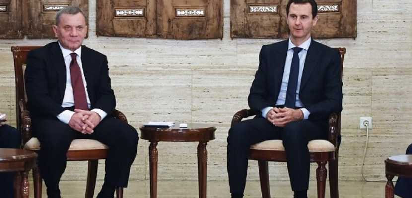 الأسد يلتقي في دمشق نائب رئيس الحكومة الروسية