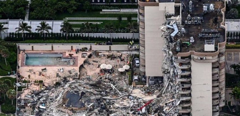 عمدة “ميامي” الأمريكية: لا ارتفاع في عدد ضحايا المبنى المنهار والحريق يعيق جهود الإنقاذ