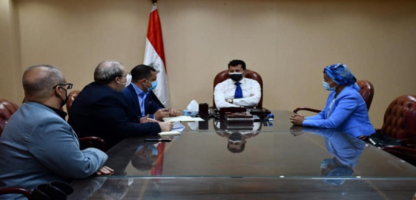 وزير الرياضة يبحث استعدادات استضافة مصر لبطولة العالم للكرة الطائرة جلوس