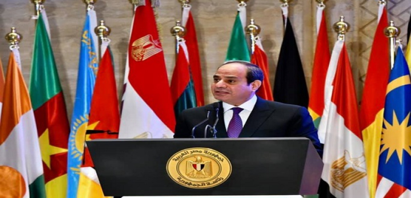 بالفيديو والصور.. السيسي: مصر ستركز خلال رئاستها لمؤتمر وزراء المرأة على التمكين الاقتصادي للمرأة ومكافحة تداعيات الإرهاب