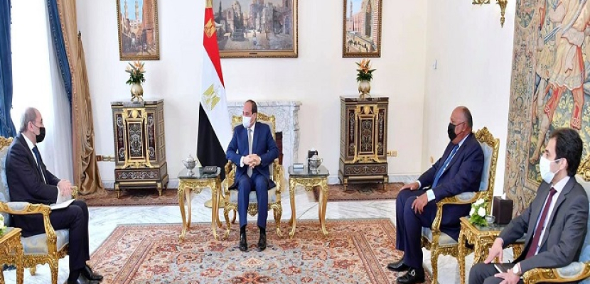 الرئيس السيسي يعرب عن التطلع لتعزيز العلاقات مع الاْردن بما يسهم في تحقيق مصالح البلدين