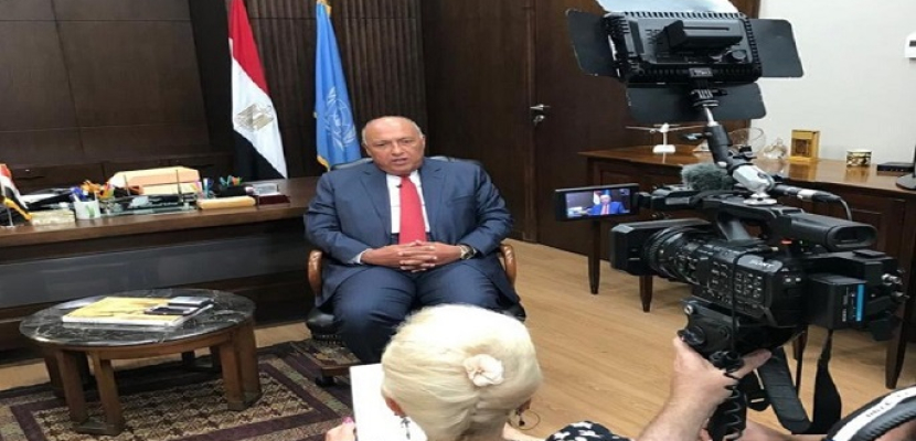 شكري: مصر ستؤيد مشروع القرار التونسي بمجلس الأمن.. ورئيس الاتحاد الإفريقي يمكن أن يتولى الدور المركزي للوساطة