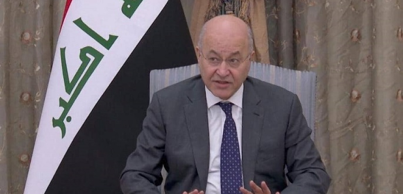 الرئيس العراقي يؤكد أهمية إنهاء حالة الانسداد السياسي في البلاد