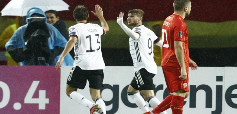 ألمانيا أول المتأهلين لكأس العالم برباعية في مقدونيا الشمالية