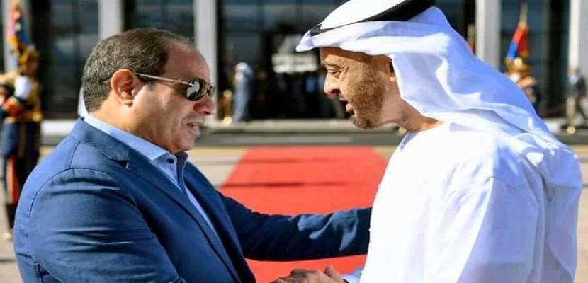 الرئيس السيسي وولي عهد أبوظبي يبحثان هاتفيا التعاون الثنائي وبعض القضايا الإقليمية والدولية