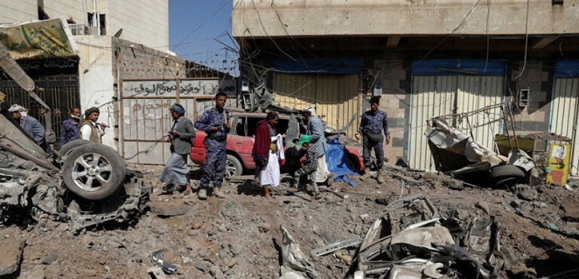 التحالف العربي يدمر منصة صواريخ وورشة ألغام للحوثيين في العاصمة اليمنية صنعاء